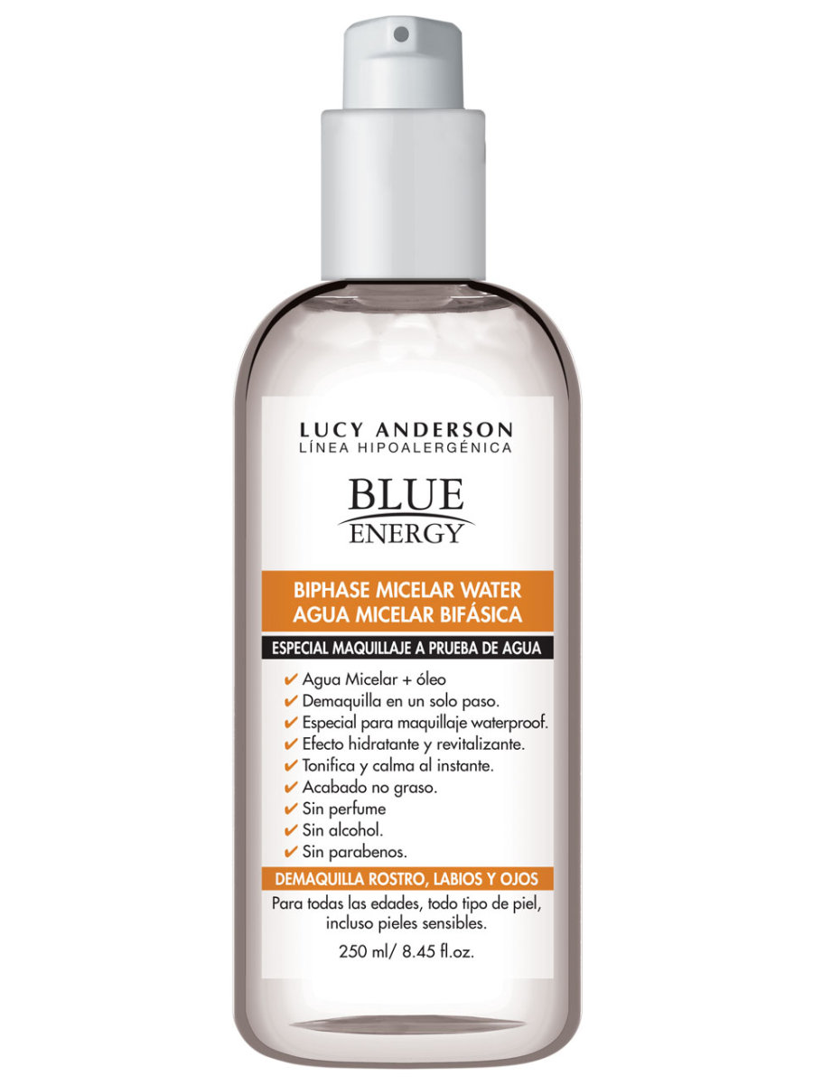 LUCY ANDERSON AGUA MICELAR BIFASICA X 250 ML.